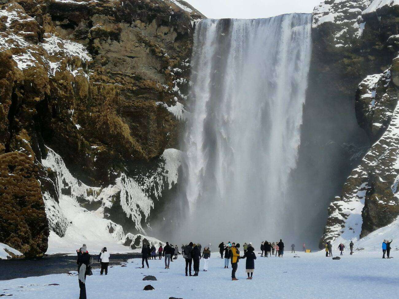 cascata islanda Skógafoss